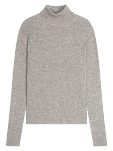 Perfect Cashmere Kaszmirowy golf "Elly" w kolorze szarym rozmiar: L. Szare golfy Perfect Cashmere, bez wzorów, z kaszmiru. Za 478,99 zł.