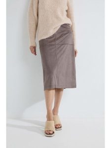 Josephine & Co Spódnica "Amber" w kolorze brązowym rozmiar: 44. Brązowe spódnice Josephine & Co, bez wzorów, midi. Za 209,95 zł.
