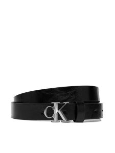 Calvin Klein Pasek Ck Buckle Glossy Strap 25M LV04F7122G Czarny. Czarne paski Calvin Klein, bez wzorów, ze skóry. Za 249,99 zł.
