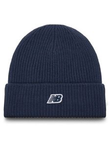 New Balance Czapka Winter Watchman Beanie Patch V3.0 LAH53008NNY Niebieski. Niebieskie czapki New Balance, bez wzorów, z materiału. Za 119,99 zł.