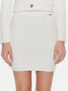 Liu Jo Spódnica ołówkowa MF3294 MA34O Écru Slim Fit. Spódnice Liu Jo, xl, bez wzorów, z syntetyku. Za 459,99 zł.