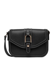 Beverly Hills Polo Club Torebka CEO-BHPC-C-014-09 Czarny. Czarne listonoszki Beverly Hills Polo Club, bez wzorów, z materiału, bez dodatków. Za 186,99 zł.