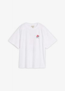 T-shirt oversize z czystej bawełny organicznej. Białe t-shirty bonprix, bez wzorów, z bawełny, bez kołnierzyka, bez ramiączek. Za 69,99 zł.