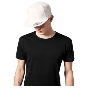 Czapka Flexfit melton wool. Białe czapki FLEXFIT, bez wzorów, z wełny. Za 148,50 zł.