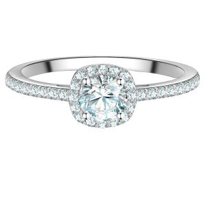 Trilani Pierscionek z Srebra Sterling w srebrze z Cyrkonia Pierścionki 1 ct Damski. Białe pierścionki Trilani, z cyrkonią, srebrne. Za 189,99 zł.