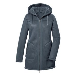 Parka damska z kapturem Killtec GW 63. Niebieskie kurtki KILLTEC, na zimę, bez wzorów, z kapturem. Za 513,95 zł.