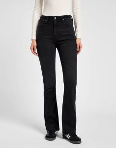 DAMSKIE SPODNIE LEE BREESE BOOT NATURAL POWER 112357836, W30 L31. Czarne rurki Lee, z bawełny. Za 219,99 zł.