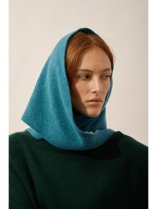 Just Cashmere Kaszmirowy szal "Lima" w kolorze błękitnym rozmiar: onesize. Niebieskie szaliki Just Cashmere, bez wzorów, z kaszmiru. Za 239,99 zł.