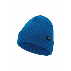 Ciepła czapka beanie z wełną merino Core Run CEP. Niebieskie czapki CEP, bez wzorów, z poliamidu, sportowe. Za 119,00 zł.