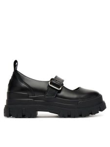 Buffalo Półbuty Aspha Loafer Buckle Os 1620046 Czarny. Czarne półbuty Buffalo, bez wzorów, ze skóry, bez obcasa, na płaskiej podeszwie, bez zapięcia. Za 389,99 zł.