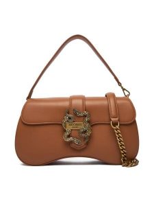 Just Cavalli Torebka 79RA4BA1 ZSA89 Brązowy. Brązowe torebki klasyczne Just Cavalli, bez wzorów, ze skóry, bez dodatków. Za 699,99 zł.