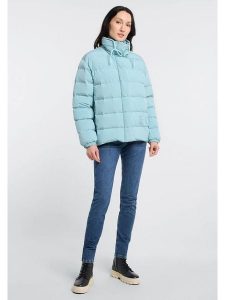 ELBSAND Kurtka zimowa "Varna" w kolorze błękitnym rozmiar: XL. Niebieskie kurtki ELBSAND, na zimę, xl, bez wzorów, z puchu, bez kaptura. Za 347,99 zł.