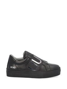 Liu Jo Sneakersy w kolorze czarnym rozmiar: 37. Czarne trampki Liu Jo, bez wzorów, z gumy, bez zapięcia. Za 240,99 zł.