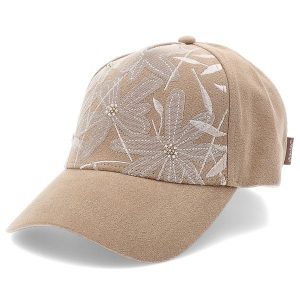 Beżowa Stylowa Damska Czapka Z Daszkiem Anekke. Brązowe czapki Anekke, bez wzorów, z tkaniny, eleganckie. Za 129,00 zł.