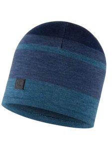 Buff Czapka w kolorze niebieskim rozmiar: onesize. Niebieskie czapki Buff, bez wzorów, z materiału. Za 109,52 zł.