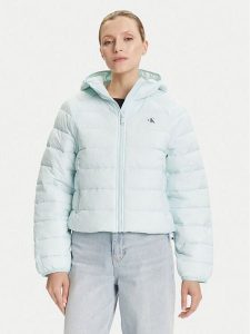 Calvin Klein Jeans Kurtka przejściowa LV047C510G Błękitny Regular Fit. Niebieskie kurtki Calvin Klein Jeans, m, bez wzorów, z jeansu, bez kaptura. Za 529,99 zł.