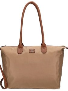 Charm Shopper bag "Buckingham" w kolorze jasnobrązowym - 51 x 33 x 14 cm rozmiar: onesize. Brązowe shopper bag Charm, bez wzorów, z materiału, na ramię, bez dodatków. Za 144,92 zł.