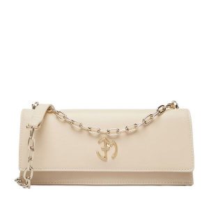 Torebka Eva Minge. Białe listonoszki Eva Minge, bez wzorów, bez dodatków. Za 199,99 zł.