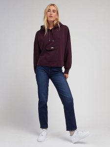 Lee Dżinsy - Tapered fit - w kolorze granatowym rozmiar: W29/L33. Niebieskie jeansy Lee, z aplikacjami, z podwyższonym stanem. Za 122,96 zł.