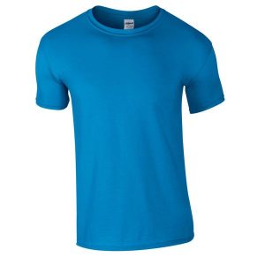 Koszulka Softstyle Dla Dorosłych Unisex. Niebieskie bluzki GILDAN, xl, bez wzorów, sportowe, bez kołnierzyka, bez ramiączek. Za 29,99 zł.