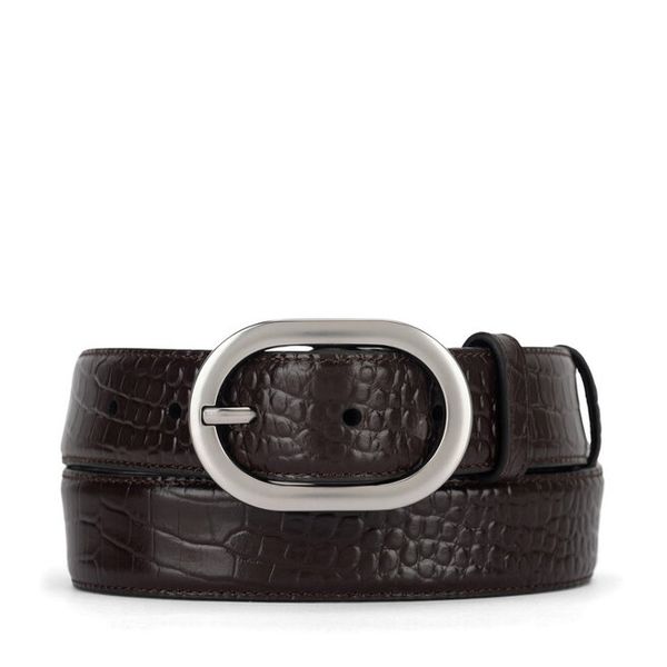 Pasek GINO ROSSI. Brązowe paski Gino Rossi, bez wzorów. Za 99,99 zł.