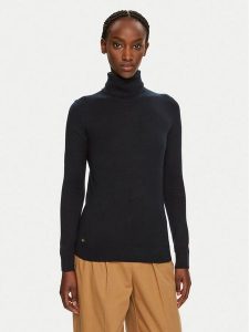 Lauren Ralph Lauren Golf 200940470002 Granatowy Slim Fit. Niebieskie golfy Lauren Ralph Lauren, bez wzorów, z jedwabiu. Za 419,99 zł.