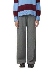 S.Oliver Spodnie w kolorze szarym rozmiar: 34. Szare spodnie z wysokim stanem s.Oliver, bez wzorów, z materiału, z podwyższonym stanem. Za 95,99 zł.