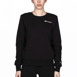 Bluza Champion Z Crewneck Czarna Damskie. Czarne bluzy Champion, s, bez wzorów, bez kaptura. Za 99,77 zł.