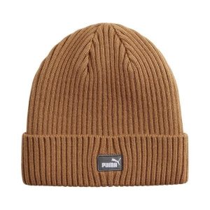 Czapka Z Mankietami Classic. Brązowe czapki Puma, bez wzorów, sportowe. Za 100,99 zł.