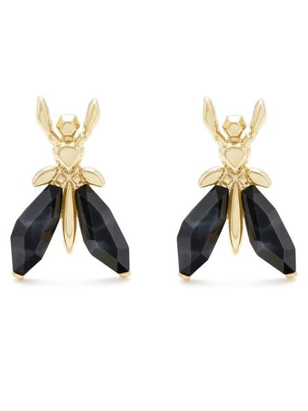 Patrizia Pepe Kolczyki CJ9340/M006-K489 Czarny. Czarne kolczyki Patrizia Pepe, metalowe. Za 379,99 zł.