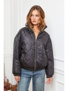 Joséfine Kurtka pikowana "Demi" w kolorze czarnym rozmiar: XL. Czarne kurtki Joséfine, xl, bez wzorów, bez kaptura. Za 250,35 zł.