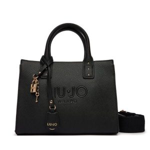 Torebka Liu Jo. Czarne torebki klasyczne Liu Jo, bez wzorów, bez dodatków. Za 639,99 zł.