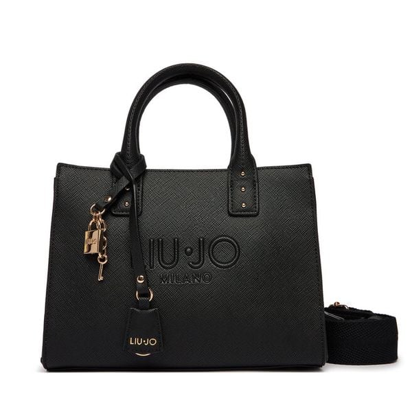 Torebka Liu Jo. Czarne torebki klasyczne Liu Jo, bez wzorów, bez dodatków. Za 639,99 zł.