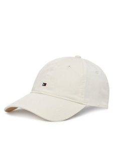 Tommy Hilfiger Czapka z daszkiem Essential Flag Soft Cap AW0AW17632 Écru. Czapki TOMMY HILFIGER, bez wzorów, z bawełny. Za 149,99 zł.
