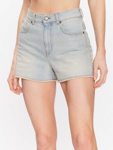 TWINSET Szorty jeansowe 231TT2413 Niebieski Regular Fit. Niebieskie szorty Twinset, bez wzorów, z bawełny. Za 629,99 zł.