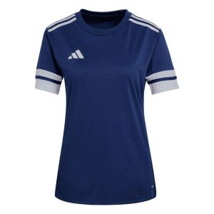 Koszulka damska adidas Squadra 25 Jersey granatowa JI9987 ROZMIAR 2XL. Niebieskie bluzki ADIDAS, xl, bez wzorów, z jersey, sportowe, bez kołnierzyka, bez ramiączek. Za 75,00 zł.