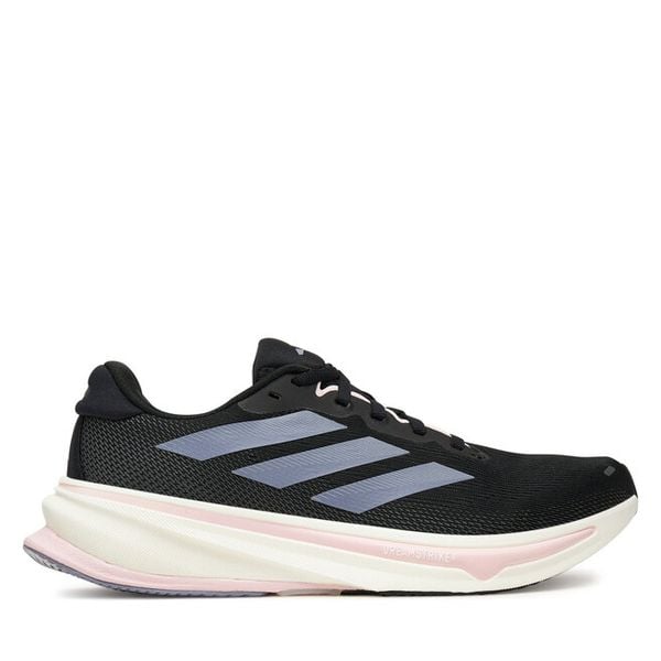 Buty do biegania adidas. Czarne buty sportowe ADIDAS, bez wzorów, bez zapięcia, do biegania. Za 499,99 zł.