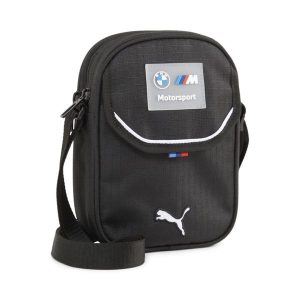 Przenośna torba na ramię Puma BMW MMS. Czarne torby podróżne i sportowe Puma, bez wzorów, z materiału, na ramię. Za 193,40 zł.