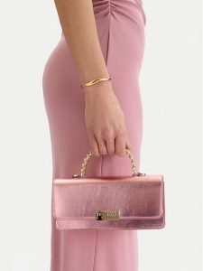 Nine West Torebka CEO-Mercer Mood-KY317 Różowy. Czerwone torebki klasyczne Nine West, bez wzorów, z materiału, bez dodatków. Za 179,99 zł.