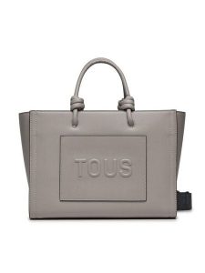TOUS Torebka La Rue New 395910099 Szary. Szare shopper bag Tous, bez wzorów, ze skóry, bez dodatków. Za 539,99 zł.