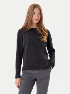 Marella Sweter Celia 2523366215 Szary Regular Fit. Szare swetry klasyczne Marella, m, z wełny, bez kołnierzyka. Za 599,99 zł.