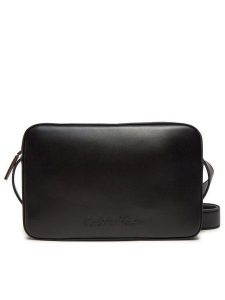 Calvin Klein Torebka K60K612555 Czarny. Czarne listonoszki Calvin Klein, bez wzorów, ze skóry, bez dodatków. Za 259,99 zł.