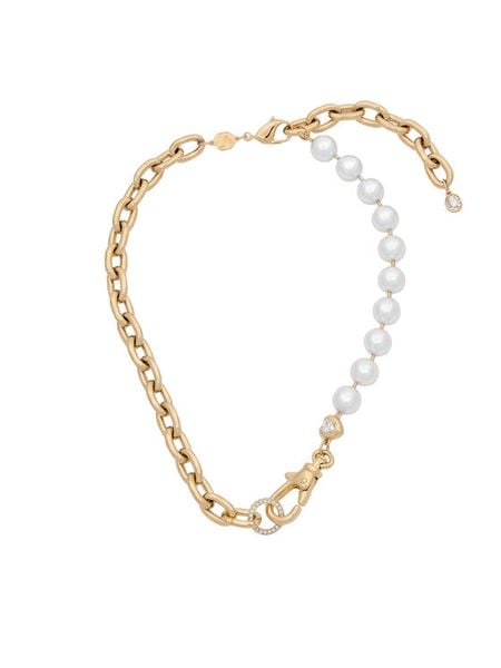 Swarovski Naszyjnik Idyllia 5743993 Złoty. Żółte naszyjniki Swarovski, metalowe. Za 1 053,99 zł.