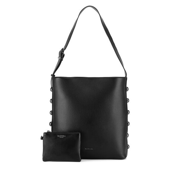 Torebka Badura. Czarne torebki klasyczne Badura, bez wzorów, bez dodatków. Za 249,99 zł.