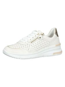 Ara Shoes Skórzane sneakersy w kolorze złoto-kremowym rozmiar: 42. Brązowe trampki Ara Shoes, bez wzorów, ze skóry, bez zapięcia. Za 295,95 zł.