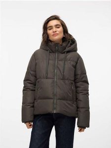 Vero Moda Kurtka pikowana w kolorze khaki rozmiar: M. Brązowe kurtki Vero Moda, m, bez wzorów, bez kaptura. Za 145,26 zł.