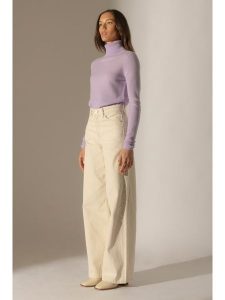 Perfect Cashmere Kaszmirowy golf w kolorze fioletowym rozmiar: L. Różowe golfy Perfect Cashmere, bez wzorów, z kaszmiru. Za 346,18 zł.