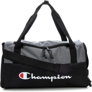 Torba sportowa Champion 30 L szaro-czarna. Czarne torby podróżne i sportowe Champion, bez wzorów, z poliesteru. Za 267,99 zł.