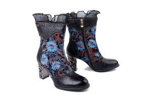 LAURA VITA 0007555 Ledao 01 charbon, botki damskie. Botki LAURA VITA, bez wzorów, bez obcasa, na obcasie, bez zapięcia. Za 574,90 zł.