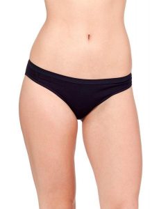 Figi Termoaktywne Damskie Icebreaker Women Siren Bikini. Czarne figi Icebreaker, bez wzorów, z lycry. Za 174,35 zł.
